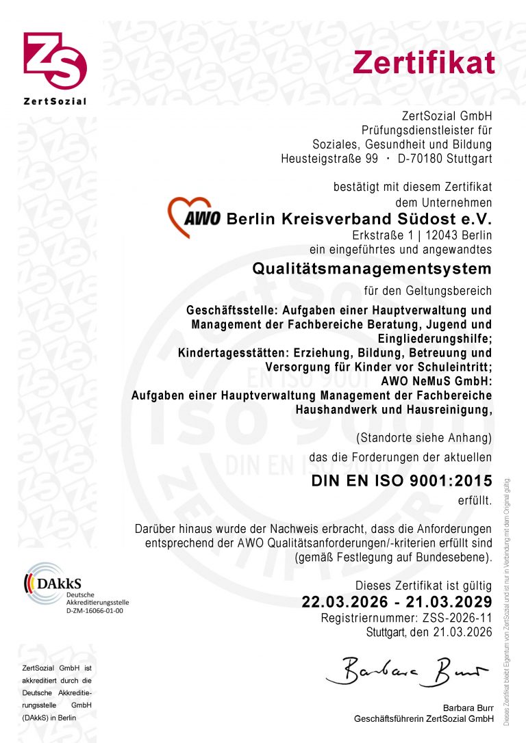 Zertifikat ZSS 2026-11